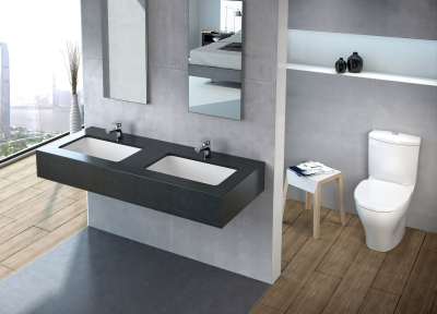 Lunea 51225301 Раковина встраиваемая под столешницу 60*39,5 см, глянцевая белая