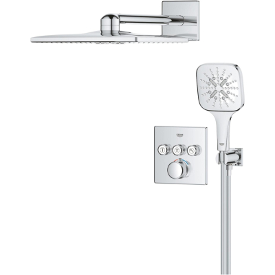 SmartControl 34864000 Комплект скрытого монтажа для душа с термостатом, хром