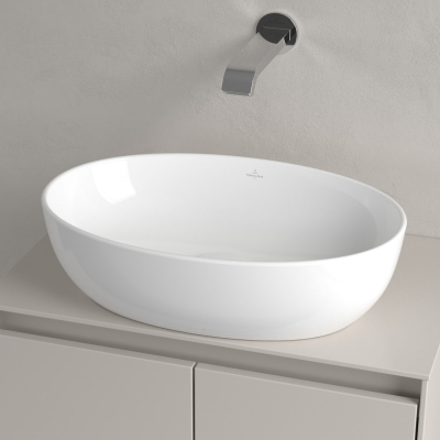 Artis 43884801 Раковина накладная 48,5*32,5 см, глянцевая белая