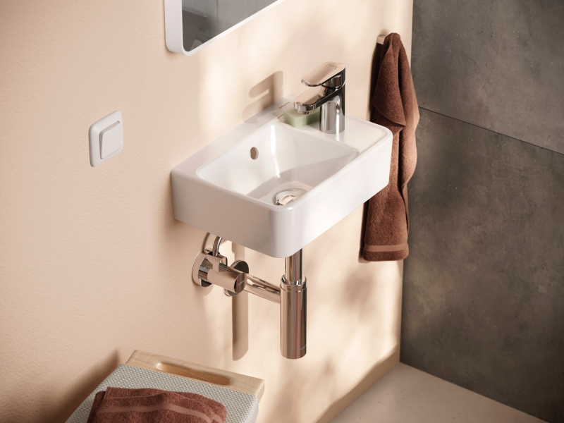 Xanuia Q 60129450 Мини-раковина подвесная 36*25 см, глянцевая белая