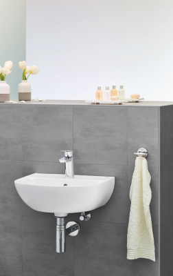 Bau Ceramic 39424000 Мини-раковина подвесная 45,4*35,4 см, глянцевая белая