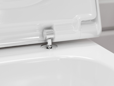 EluPura Q 01022180/66002000/60194450/60150450 Комплект 4 в 1: Инсталляция с кнопкой смыва, унитаз подвесной безободковый с сиденьем, хром
