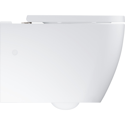 Clova Ceramic 39908000 Унитаз подвесной безободковый с сиденьем, глянцевый белый
