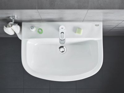 Bau Ceramic 39424000 Мини-раковина подвесная 45,4*35,4 см, глянцевая белая