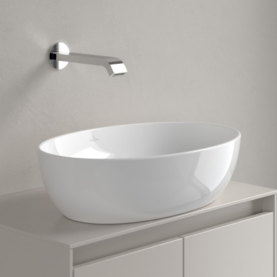 Artis 43884801 Раковина накладная 48,5*32,5 см, глянцевая белая