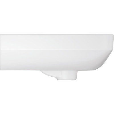 Euro Ceramic 102435SH00 Мини-раковина подвесная 45*38,5 см, глянцевая белая