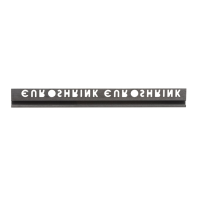 Профиль (212S-NEC-12) из нержавеющей стали 2500*10*12 мм, шлифованный чёрный хром