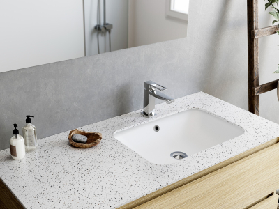 Element 100275387 Раковина встраиваемая под столешницу 55*36 см, матовая белая