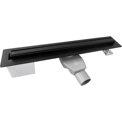 CH800SLC Трап линейный для душа 80 см "Slim Line", матовый чёрный