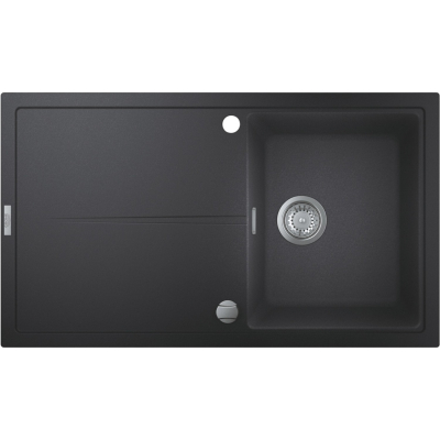 K400 31640AP0 Мойка встраиваемая сверху 86*50 см, чёрный гранит