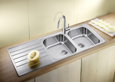 Mida-S 521454 Кухонный смеситель 200 мм 1jet с вытяжным душем, хром