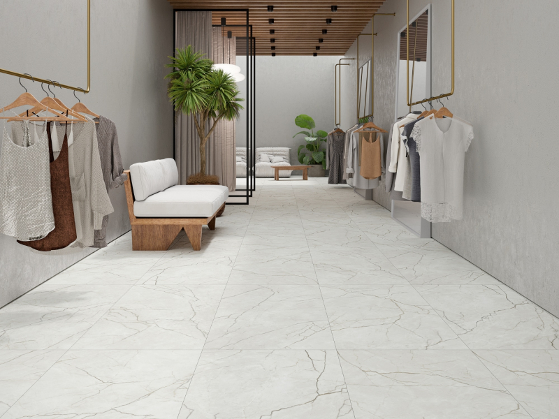 Unique White Satinado 60*120 Rectificado