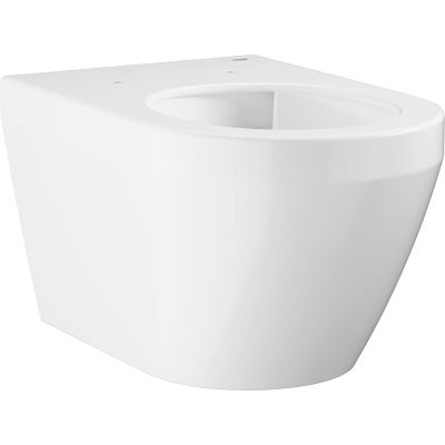 Euro Ceramic 120860 Комплект 4 в 1: Инсталляция с кнопкой смыва, унитаз подвесной безободковый с сиденьем, хром