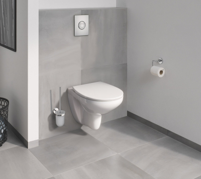 Bau Ceramic 39899000 Унитаз подвесной безободковый с сиденьем, глянцевый белый