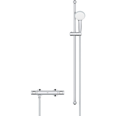 Precision Flow 34842000 Термостат для душа с душевым гарнитуром 90 см, хром