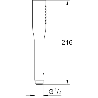 Euphoria Cosmopolitan Stick 27400000 Ручной душ 50 мм 1jet, хром