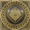 Tile 02 Shined Brass 6*6 (1556)