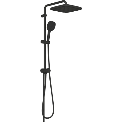 Tempesta System 250 Cube 269762431 Душевая система без смесителя, матовая чёрная