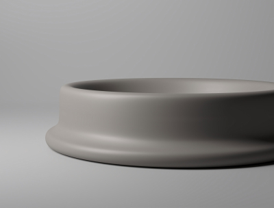 Sayma S470IB Раковина накладная ø 47 см, (balmy) матовый бежевый