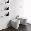 Kartell 2333.1 Унитаз приставной, глянцевый белый