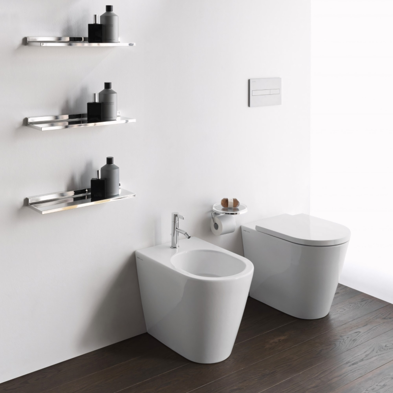 Kartell 2333.1 Унитаз приставной, глянцевый белый