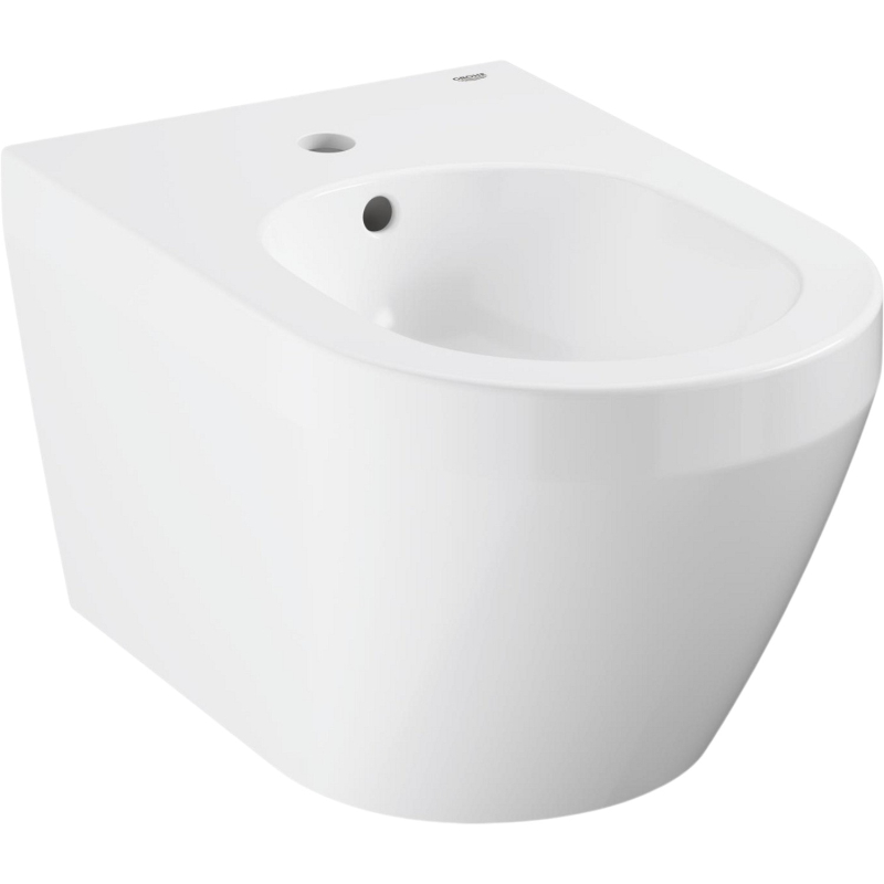 Euro Ceramic 102487SH00 Биде подвесное, глянцевое белое