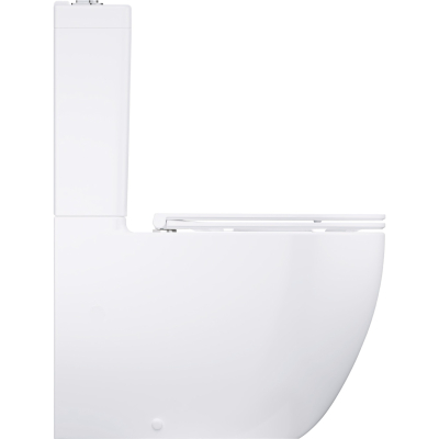 Bau Ceramic 39910000 Унитаз напольный безободковый, глянцевый белый