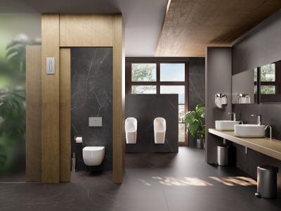 Acro Compact 100345412 Писсуар сенсорный, глянцевый белый