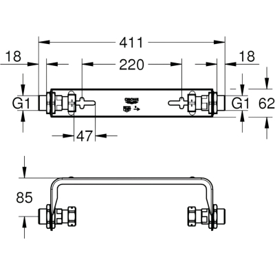 Sense Guard 22501000 Монтажный комплект