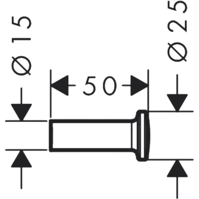 Axor Universal Circular 42811140 Крючок, шлифованная бронза