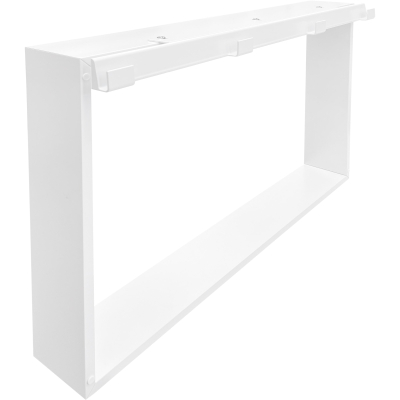 Frame R90AKFPO4070-U Полка подвесная на стекло 700*120*400 мм, с 4 крючками, матовая белая