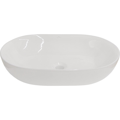 Slender 100255359 Раковина накладная 60*40,5 см, глянцевая белая