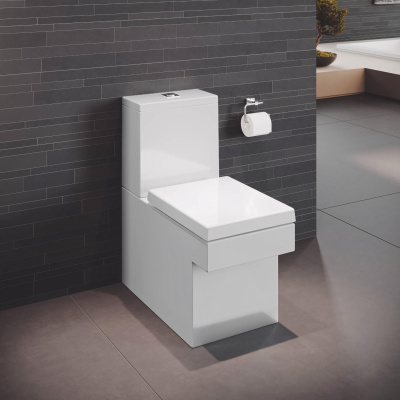 Cube Ceramic 3948400H Унитаз напольный безободковый, глянцевый белый