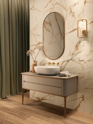 Slender 100255359 Раковина накладная 60*40,5 см, глянцевая белая