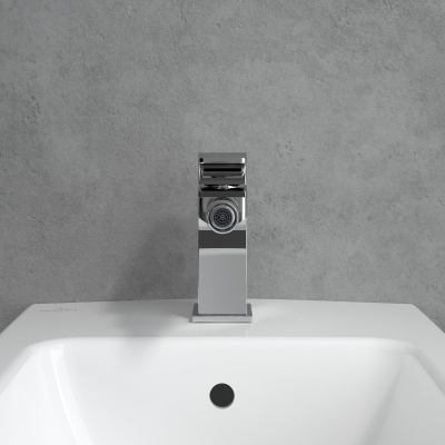 Architectura Square TVB12500100061 Смеситель для биде, со сливным гарнитуром, хром