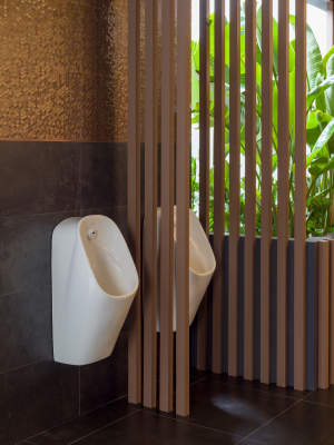 Acro Compact 100345412 Писсуар сенсорный, глянцевый белый