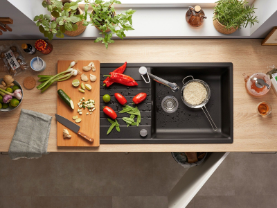 Zia XL 6S 517568 Мойка встраиваемая сверху 100*50 см, антрацит