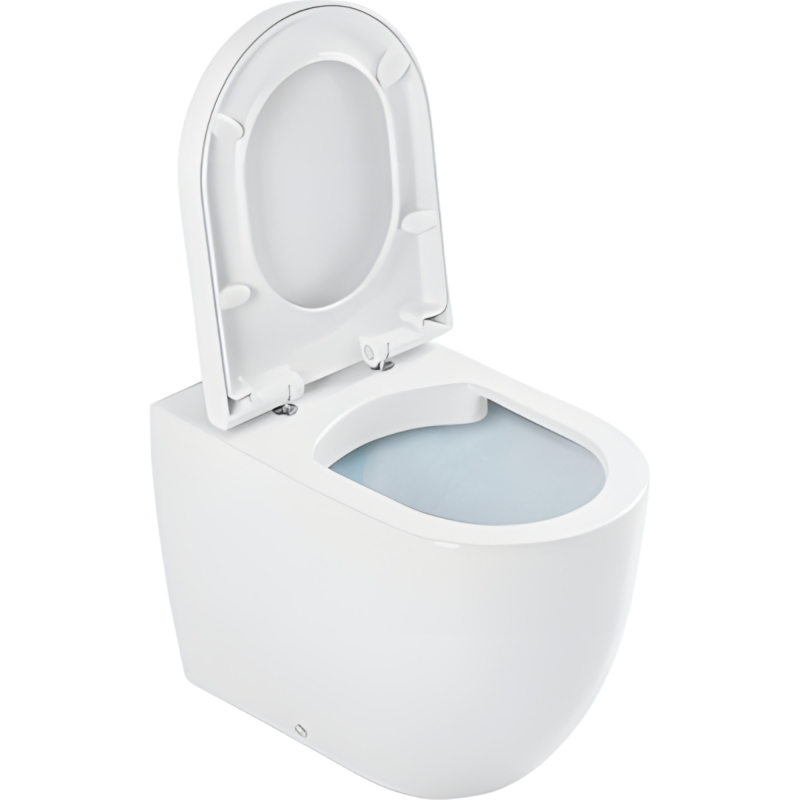 Sanibold 137012004 Унитаз приставной безободковый, глянцевый белый