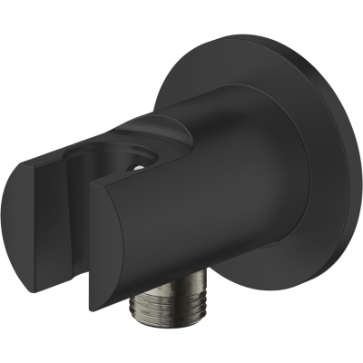 Vitalio Universal 269622431 Шланговое подключение с держателем, матовое чёрное