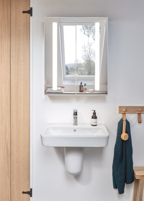 O.Novo 526600 01 Полупьедестал, глянцевый белый