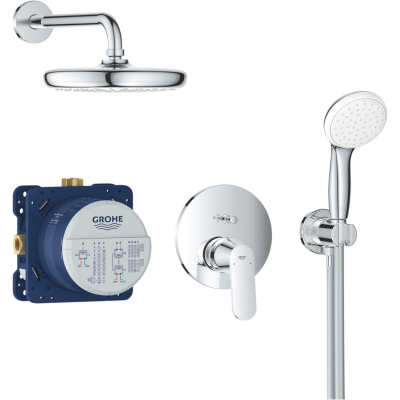 Eurosmart Cosmopolitan 25219001 Комплект скрытого монтажа для душа со смесителем, хром
