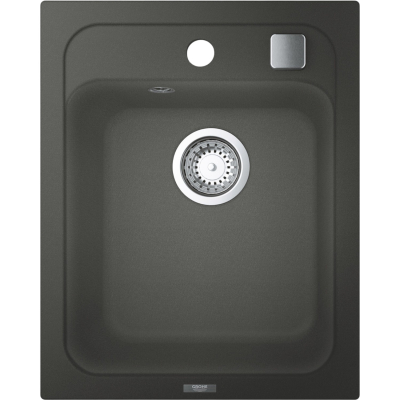 K700 31650AT0 Мойка встраиваемая сверху 40*50 см, серый гранит