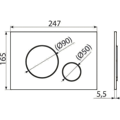 Комплект AlcaPlast SET 4 в 1: инсталляция, звукоизоляция, крепления, клавиша M670, глянцевая белая