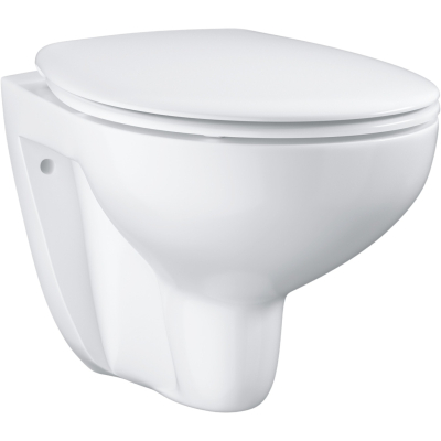 Bau Ceramic 39351000/38772001 Комплект 4 в 1: Инсталляция с кнопкой смыва, унитаз подвесной безободковый с сиденьем, хром