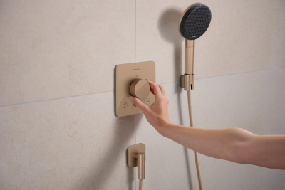 Ecostat Comfort Q 33713140 Термостат встраиваемый на 2 выхода, шлифованная бронза