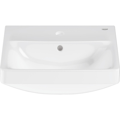 Euro Ceramic 102435SH00 Мини-раковина подвесная 45*38,5 см, глянцевая белая
