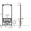 A105/1120 Инсталляция для биде