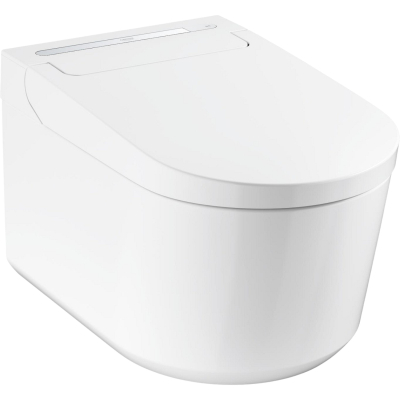 Sensia Pro 36508SH0 Унитаз подвесной безободковый с функцией биде, глянцевый белый