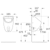 Bau Ceramic 39439000 Писсуар, глянцевый белый