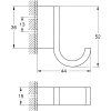 Selection 41039DA0 Крючок, тёплый закат, глянец